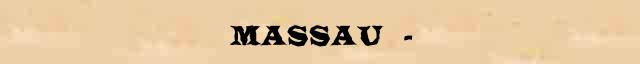  (Massau)  (1852-1909)       